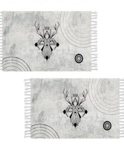 SOGA 2X 90cm Woven Minimalist Bedroom Area Rug Carpet, Home Decor