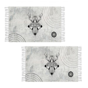 SOGA 2X 90cm Woven Minimalist Bedroom Area Rug Carpet, Home Decor