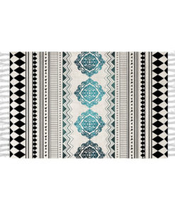 SOGA 90cm Boho Bathroom Rug Vintage Kitchen Area Runner Rugs, Home Decor