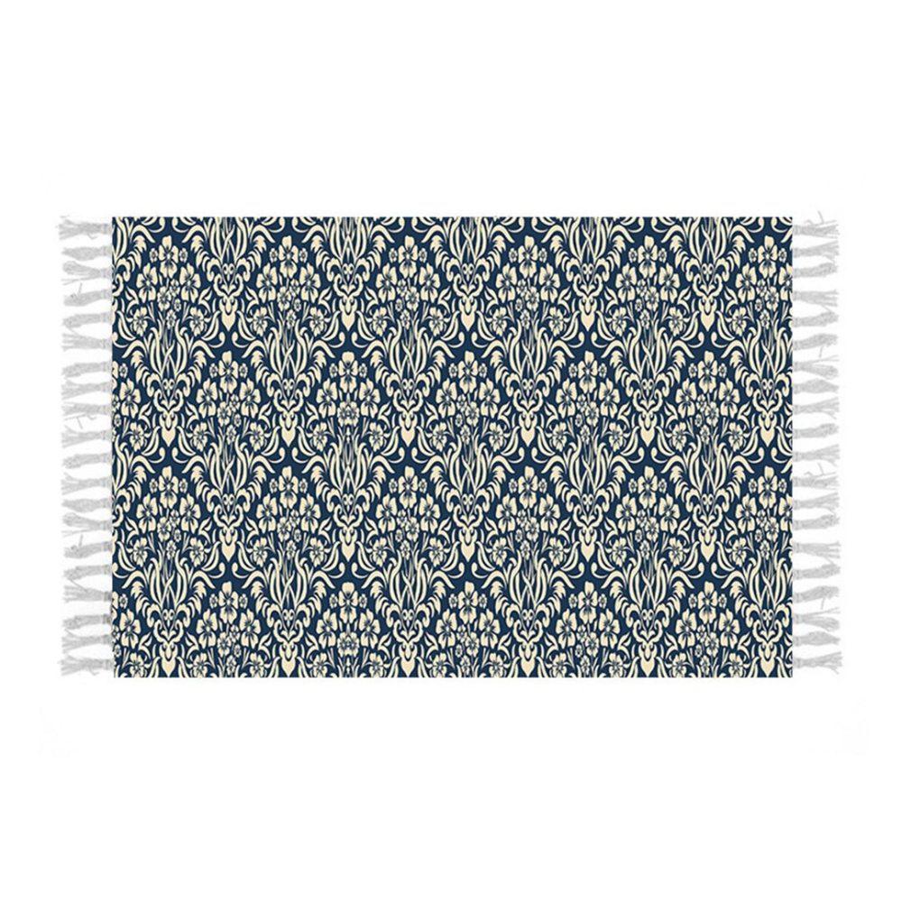 1-SOGA 90cm Cotton Polyester Vintage Area Rugs Living Room Hallway Floor Kitchen