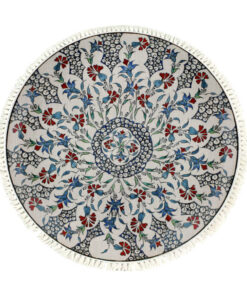SOGA 120cm Mandala Round Area Thick Anti-slip Doormat, Home Decor