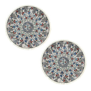 SOGA 2X 120cm Mandala Round Area Thick Anti-slip Doormat, Home Decor