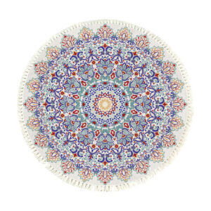 SOGA 120cm Mandala Area Rug for Living Room Lounge, Bedroom, Anti-slip Doormat, Home Decor