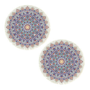 SOGA 2X 120cm Mandala Area Rug for Living Room Lounge, Bedroom, Anti-slip Doormat, Home Decor