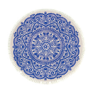 SOGA 120cm Mandala Round Tapestry Indian Area Rug for Living Room Lounge, Anti-slip Doormat, Home Decor