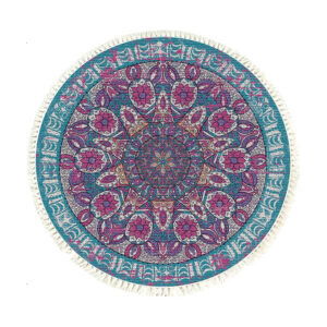 SOGA 120cm Mandala Area Rug for Living Room Lounge, Bedroom, Anti-slip Doormat, Home Decor