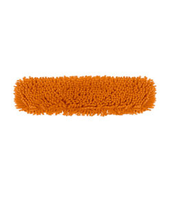 SOGA 60x12 Orange Microfiber Flat Mop Floor Cleaning Pads Rotating Dust Remover
