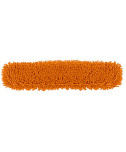 SOGA 80x12 Orange Microfiber Flat Mop Floor Cleaning Pads Rotating Dust Remover