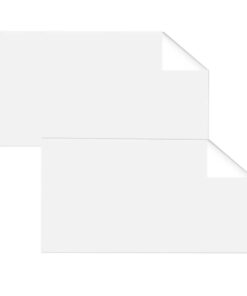 SOGA 2X 120cmx500cm Clear Dry Erase Adhesive Whiteboard Wall Surface Peel Sticker Sheet