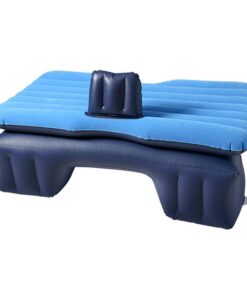 SOGA Inflatable Car Mattress Portable Travel Camping Air Bed Rest Sleeping Bed Blue