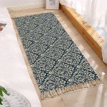2-SOGA 90cm Cotton Polyester Vintage Area Rugs Living Room Hallway Floor Kitchen