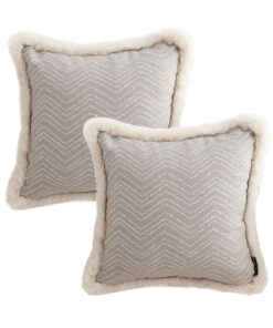 SOGA 2X 45cm Wabi-sabi Herringbone Square Throw Pillow