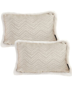 SOGA 2X 30cm Wabi-sabi Cushion Herringbone Lumbar Throw  Pillow
