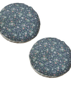 SOGA 2X 45cm Blue Premium Polyester Cotton Cushion with EPP Particle Insert for Enhanced Comfort