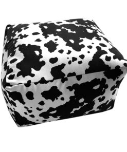 SOGA 55x35cm Squared Soft Pouffe Seat Cushion Elegant Home Accent D?cor Stylish Footstool