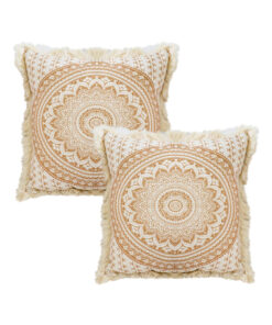 SOGA 2X 50cm Pillow Cover Moon Decor Cotton Decorative Throw Pillow