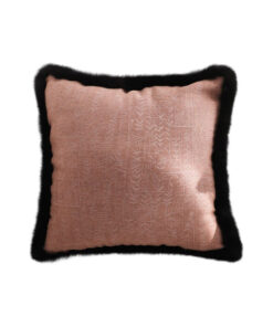 SOGA 50cm Mid-century Style Raised Embroidery Texture Edged Square Throw Pillow