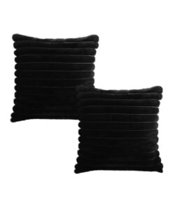 SOGA 2X 50cm Medieval-style Raised Pattern Fringed Lumbar Throw Pillow