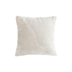 SOGA 50cm Beige Internet Celebrity 3D Arched Raised Pattern Throw Pillow