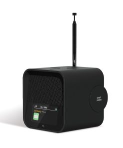 Lexon Oslo Dab & Fm Alarm Clock Radio / Bluetooth Speaker / Wireless Charger - Black