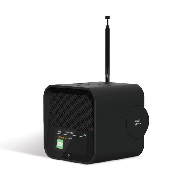 Lexon Oslo Dab & Fm Alarm Clock Radio / Bluetooth Speaker / Wireless Charger - Black