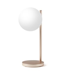 Lexon Bubble Desk Lamp With Built-In Wireless Charger - Gold