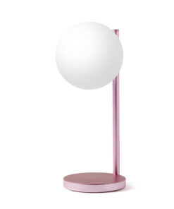 Lexon Bubble Desk Lamp With Built-In Wireless Charger - Pink