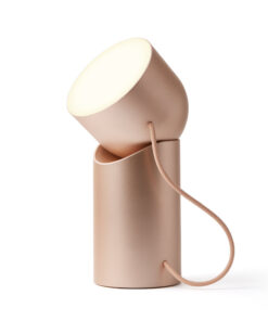 Lexon Orbe Portable Led Lamp With Moving Head - Gold