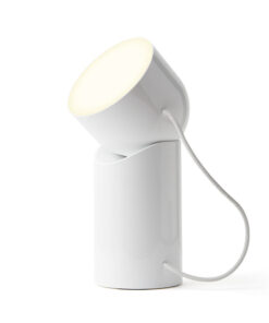 Lexon Orbe Portable Led Lamp With Moving Head - White