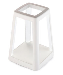 Lexon Lantern Portable Lamp With Built-In Wireless Charger - White