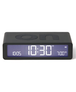Lexon Flip Classic Reversible Alarm Clock - Grey
