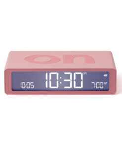 Lexon Flip Classic Reversible Alarm Clock - Pink