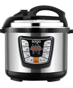 SOGA Electric Pressure Cooker 12L Stainless Steel NonStick 1600W