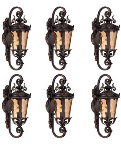 SOGA 6X 70cm Vintage Aluminum Glass Lantern Wall Light for Aussie Homes