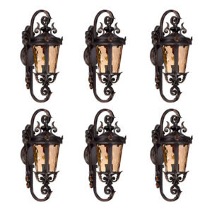 SOGA 6X 70cm Vintage Aluminum Glass Lantern Wall Light for Aussie Homes