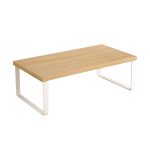 1-SOGA 40cm Wood Computer Monitor Elevated Stand Desktop Support Station Rack