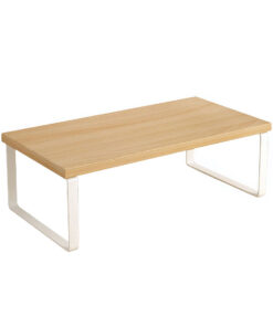 1-SOGA 40cm Wood Computer Monitor Elevated Stand Desktop Support Station Rack