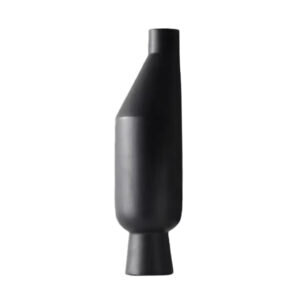SOGA 14x52cm Ornament Modern Minimalist Vase Decorative with Narrow tops and Wider rounded Body for Home Decor