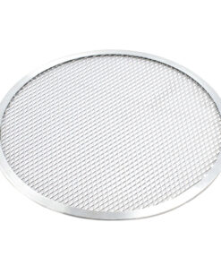 SOGA 14-inch Round Seamless Aluminium Nonstick Commercial Grade Pizza Screen Baking Pan