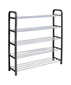 SOGA 71x21cm 5 Layer Shoes and Slippers Organizer Rack Footwear Storage