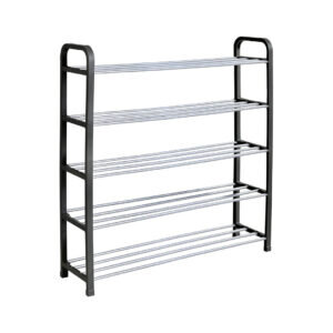 SOGA 71x21cm 5 Layer Shoes and Slippers Organizer Rack Footwear Storage