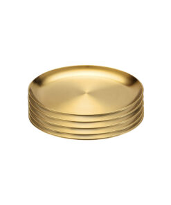 SOGA 14cm Premium Gold Grilling Plate  Durable, Heat Resistant Perfect for BBQs and Outdoor Cooking Kitchen Essential