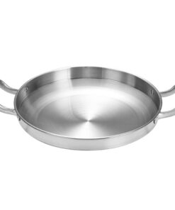 SOGA 28cm Dry Pot with Natural Color 201 Material Constructed from Stainless Steel Kitchen Essentials