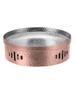 SOGA 26cm Rose Pink Hammered Dry Pot An Elegant Rose Pink Finish Kitchen Essential