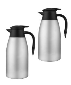 SOGA 2X 1.5L Silver Color 3-Layer Stainless Steel Vacuum Durable Thermal Flask