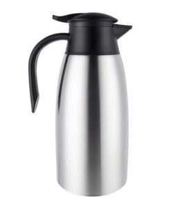 SOGA 2.0L Silver Color 3-Layer Stainless Steel Vacuum Durable Thermal Flask
