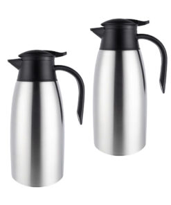 SOGA 2X 2.0L Silver Color 3-Layer Stainless Steel Vacuum Durable Thermal Flask
