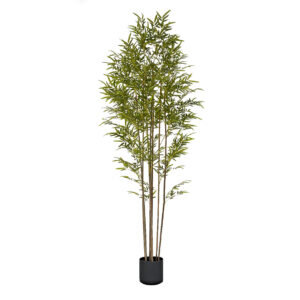 SOGA 240cm Lucky Bamboo Tree Bambusa Vulgaris Artificial Plant w/ 7 Branches Home Accent Decor