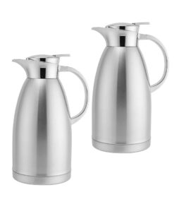 SOGA 2X 2.3L Silver Double-Wall vacuum with 2 layers stainless steel Construction Thermal Flask