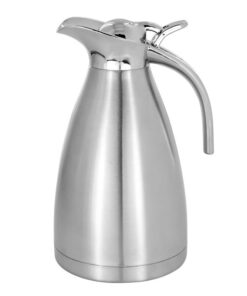 SOGA 2.0L Silver Color 3-Layer Inner Stainless Steel, Vacuum Insulated and Outer Stainless Steel Thermal Flask